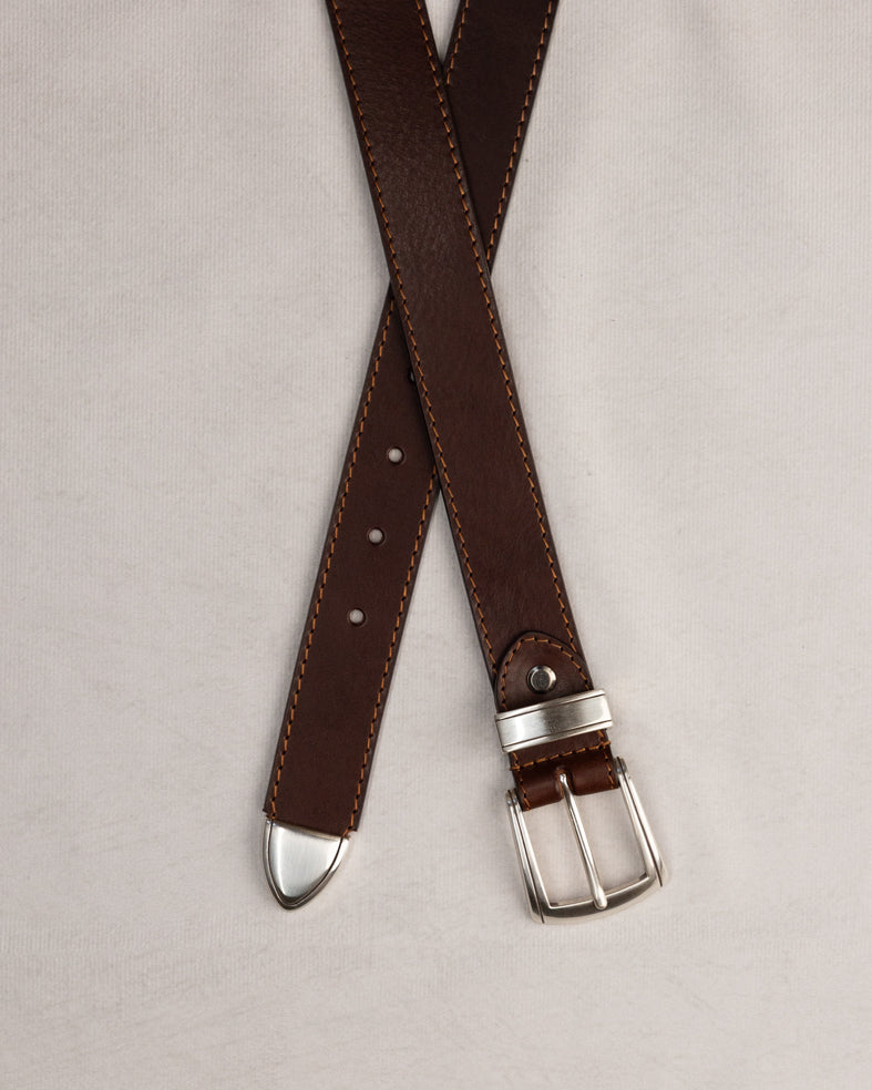 CEINTURE WESTERN - MARRON