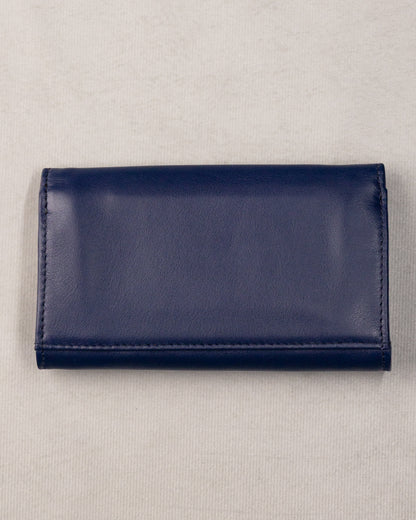 PORTEFEUILLE DEUX VOLETS - BLEU