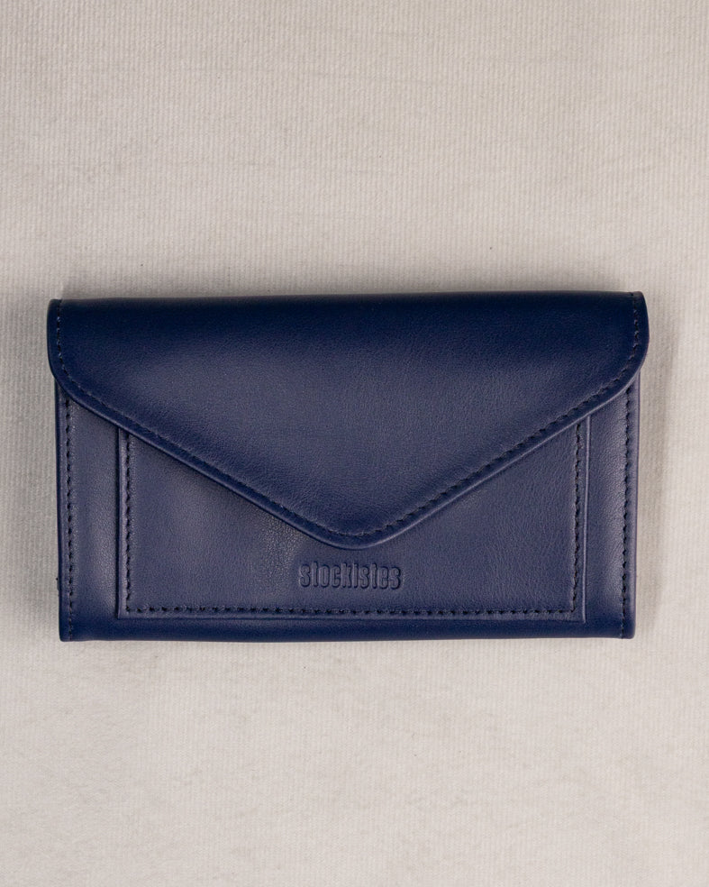PORTEFEUILLE DEUX VOLETS - BLEU