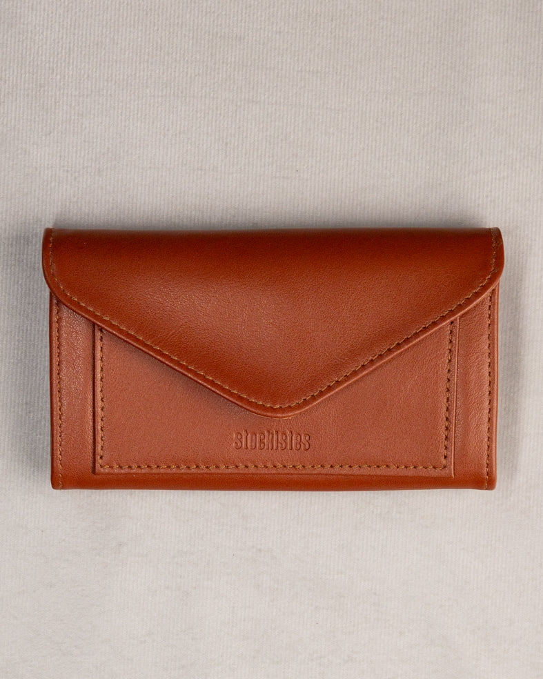 PORTEFEUILLE DEUX VOLETS - COGNAC