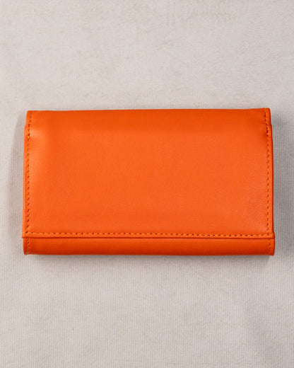 PORTEFEUILLE DEUX VOLETS - ORANGE