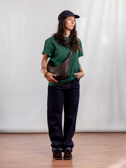 SAC DEMI-LUNE - MARRON