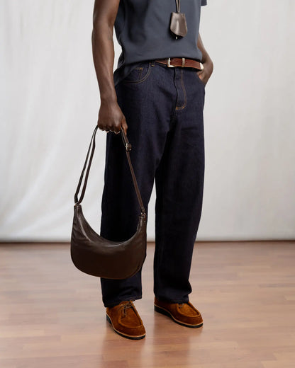 SAC DEMI-LUNE - MARRON