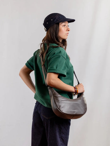 SAC DEMI-LUNE - MARRON